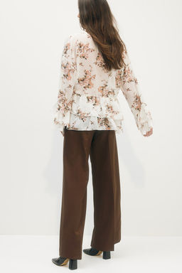 Pantalon de vestir amplio - H&m фото 4