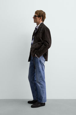 SUEDE LEATHER OVERSHIRT AARON LEVINE X ZARA  фото 12