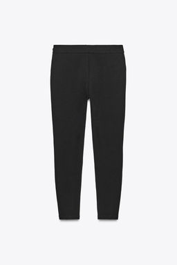LEGGINGS WITH GOLD BUTTON DETAIL - Zara фото 2