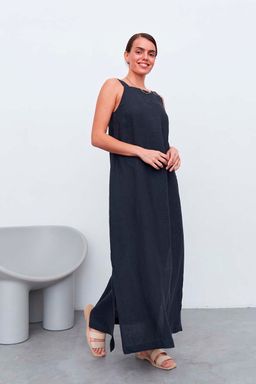 Сарафан длинный D010 1_DGR/Темно-серый - M&G all natural фото 2