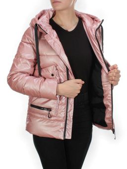 8063 PINK Куртка демисезонная женская (130 гр. синтепон) - Fashion фото 7
