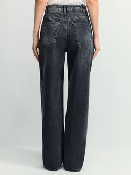 Джинсы wide leg с высокой посадкой / Zarina  фото 7