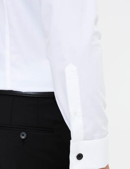 Beyaz Slim Fit Smokin G_mlek