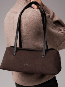 Замшевая сумка Raduy DBR 31127 темно-коричневый  фото 3