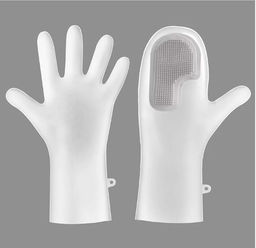 Перчатка для мытья посуды силиконовая / B970 /уп 300/ОРР