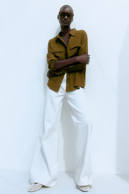 Camisa de crepe