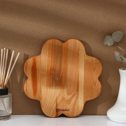 Менажница авторская Adelica «Сердце», 4 секции, 22×22×1.8 см, дерево берёза, пропитана минеральным маслом, коричневая