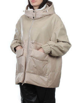 H24-210 BEIGE Куртка демисезонная женская (100 гр. холлофайбер) - Fashion фото 5