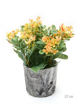 Цветочная композиция Зелень 22 см / 0213-17 /уп 60/ - Галеонтрейд фото 3