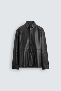 NAPPA LEATHER OVERSHIRT - LIMITED EDITION - Zara фото 17