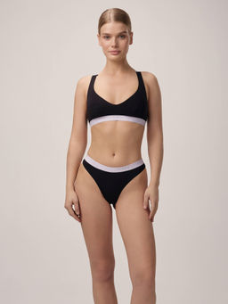 CONTE FLEXIBLE LBE 2236.1 Бюстье женское black-lavender - Conte elegant фото 4