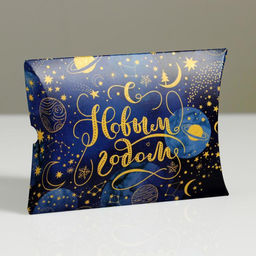 Цена за 5 шт. Коробка подарочная новогодняя складная «С Новым годом», 19×14×4 см