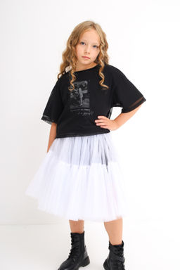 Юбка фатиновая, белая - Inzibe фото 6