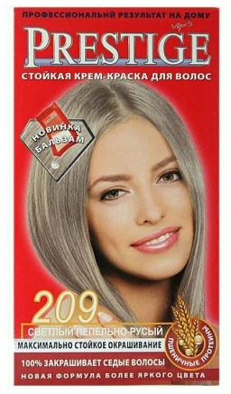 Краска д/волос "VIP*S Prestige" №209 - светлый пепельно-русый