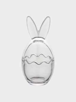 Конфетница «Ушки», 170 мл, 8.3×11.5 см, стекло, прозрачная