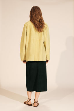 LIMITED EDITION SUEDE LEATHER POCKET SHIRT - Zara фото 29