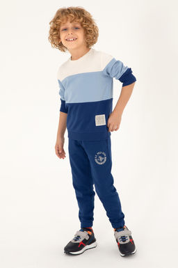 Свитшот для мальчика U.S. Polo Assn цвета индиго  фото 5