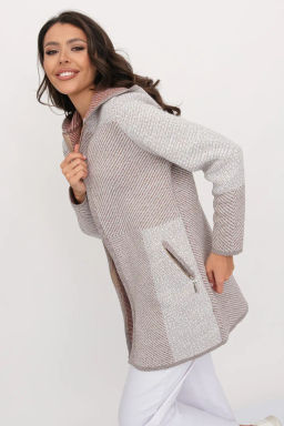 ЗЛАТА Кардиган С 2065/кофейный микс