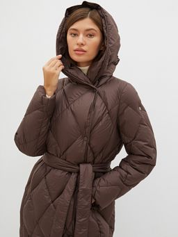 Conso/WDL 210506 - chocolate Пуховое Пальто  фото 8