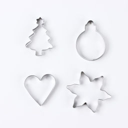 Формы для выпечки новогодние Волшебные петельки, 4 шт.