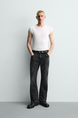 JEANS FLARE FIT / Carb?n - Zara фото 11