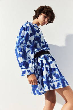 Vestido de algodon con cordon de ajuste - H&m фото 4