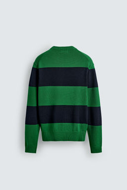 JERSEY JACQUARD RAYAS AARON LEVINE X ZARA / Azul?n  фото 8