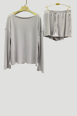 1506 БЕЛАЯ ПИЖАМА (РОМБ) - Karolina фото 9