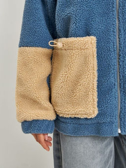 10200130361 Куртка жен. Spiga бежевый-синий - Concept club фото 4