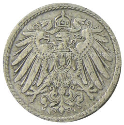 5 пфеннигов 1912 года A Германия