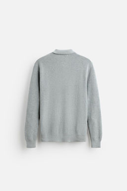 PURL KNIT POLO SHIRT - Zara фото 7