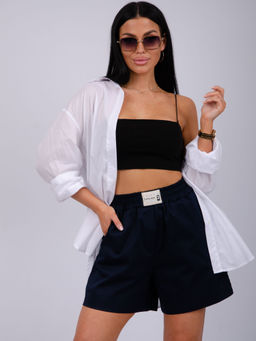 Шорты Сати, сатин хлопок 97% - Малина фото 58