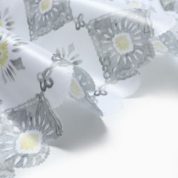 Скатерть «Доляна» Gray diamonds, 145×300 см