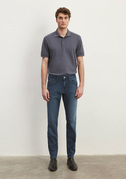 Jake Lux Black Vintage Ind?go Mavi Jean Pantolon  фото 3