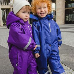 Осенний комбинезон для девочки (осень-зима), LOLLO 7050 Фиолетовый - Caimano фото 11