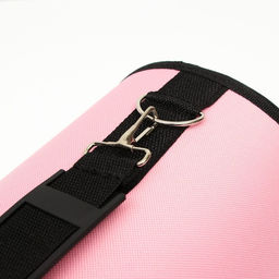 Сумка - переноска для животных Воздушный поцелуй, каркасная, размер L, 53 х 21 х 29 см, розовая 69 - Пижон фото 5