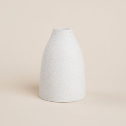 Ваза SL Home «Арена Бланка», 9×9×13.5 см, керамика, белая
