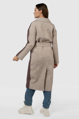 Пальто женское демисезонное (пояс) - El podio фото 5