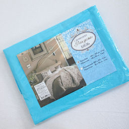 Комплект 1.5сп Бирюза 4-1 (простыня 150х215см, наволочка 70х70см) бязь, 120г/м, хл100% - Атра фото 7