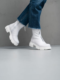 Ботинки 325.L.21074w. Белый/Мех