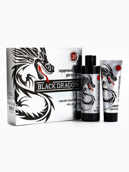 Подарочный набор мужской Black Dragon: гель для душа 200 мл + бальзам после бритья, 80 мл