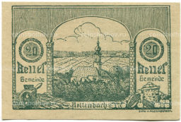 20 геллеров 1920 года Австрия Роттенбах (нотгельд)