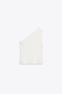 ASYMMETRIC INTERLOCK TOP WAISTCOAT - Zara фото 7