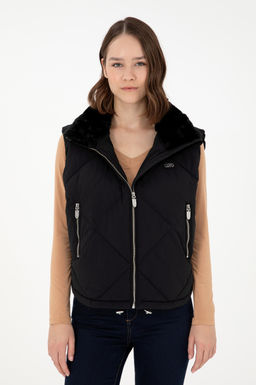 Женский черный жилет - U.s. polo assn фото 3