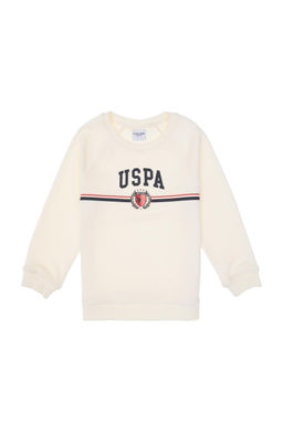 Erkek _ocuk Krem Bisiklet Yaka Sweatshirt - U.s. polo assn фото 2