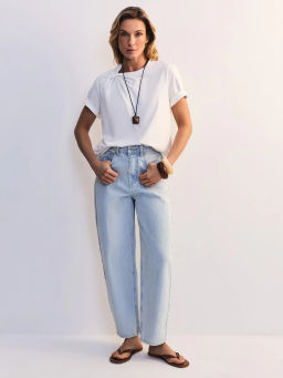 Футболка прямого кроя с узлом ZR2605023420-2 / Zarina