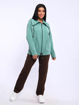 Костюм Натали 19131 кофта и брюки из футера  фото 26