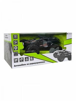 Р/У на аккумул. 1:16 "Внедорожник" черный (9/0050, "Нордпласт") в коробке