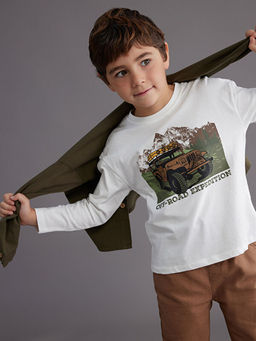 Erkek ?ocuk G?mlek ve Ti??rt Tak?m 2li