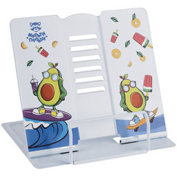 Подставка для книг Мульти-Пульти "Авокадо", 215*225мм, регулир. угол наклона (МР_45198) с рисунком